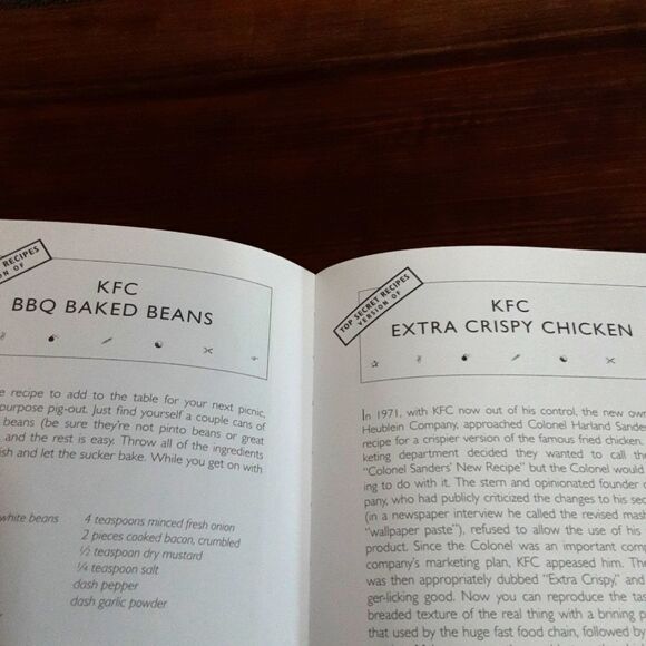 Cookbook "Top Secret‎ Recipes - Classics" Todd Wilbur America's Fave Food… - Picture 11 of 13